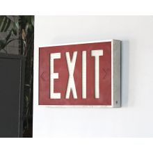 Cast Aluminum Exit Sign