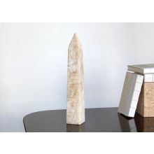 White Marble Obelisk - Cleared Décor