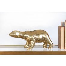 Brass Polar Bear Figurine - Cleared Décor