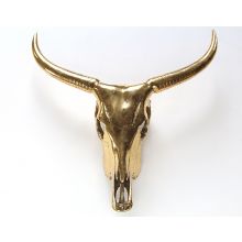 Brass Steer Skull - Cleared Décor