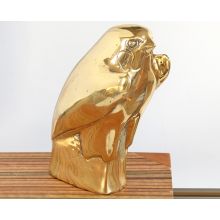 Brass Falcon Statue - Cleared Décor