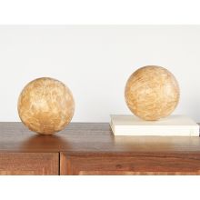 White Marble Sphere - Cleared Décor