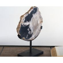 Petrified Wood Sculpture With Stand 2