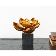 Gold Lotus Blossom - Cleared Décor