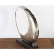 Large Abstract Crescent Moon Sculpture - Cleared Decor