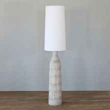 Carved Column Floor Lamp