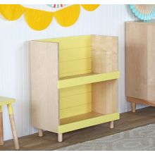 Minimo Modern Maple Yellow Kids Bookcase 