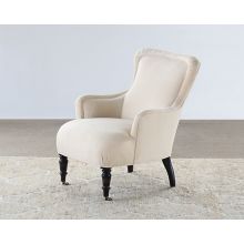 Tightback Lounge Chair in Linato Cream