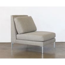 Armless Lounge Chair In Fawn