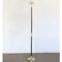 8' Wood Flagpole with Eagle Finial and Base