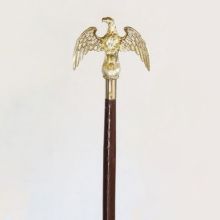 8' Wood Flagpole with Eagle Finial and Base