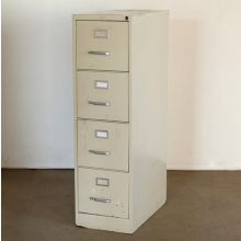 4 Drawer Beige Office File Cabinet