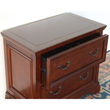 Two Drawer Cherry File Cabinet