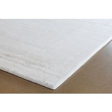 6'-7" X 9'-6" Luxe Velour Rug In White