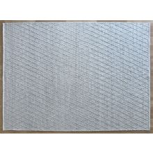 8 X 10 Grey Wool Knotted Rug