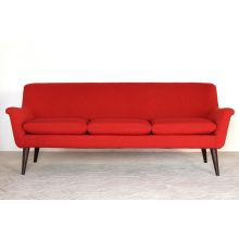 Murphy Sofa in Poppy Red