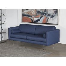 Azure Sofa with Brushed Stainless Steel Legs 