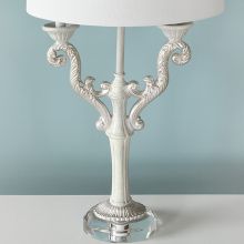 Twin Candelabra Table Lamp