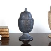 Black Marble Urn - Cleared Décor