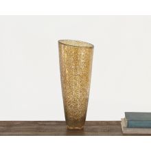 Speckled Glass Tapered Vase